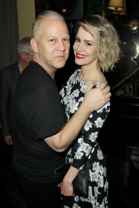 - New York, NY - 12/7/15 - fox21 Television Studios Presents the Special New York Screening & Dinner for "American Crime Story: The People v. O.J. Simpson". -PICTURED: Ryan Murphy(Producer), Sarah Paulson -PHOTO by: Marion Curtis/Starpix -Filename: MC_15_01087574.JPG -Location: The Monkey Bar Startraks Photo New York, NY For licensing please call 212-414-9464 or email sales@startraksphoto.com Image may not be published in any way that is or might be deemed defamatory, libelous, pornographic, or obscene. Please consult our sales department for any clarification or question you may have. Startraks Photo reserves the right to pursue unauthorized users of this image. If you violate our intellectual property you may be liable for actual damages, loss of income, and profits you derive from the use of this image, and where appropriate, the cost of collection and/or statutory damages.