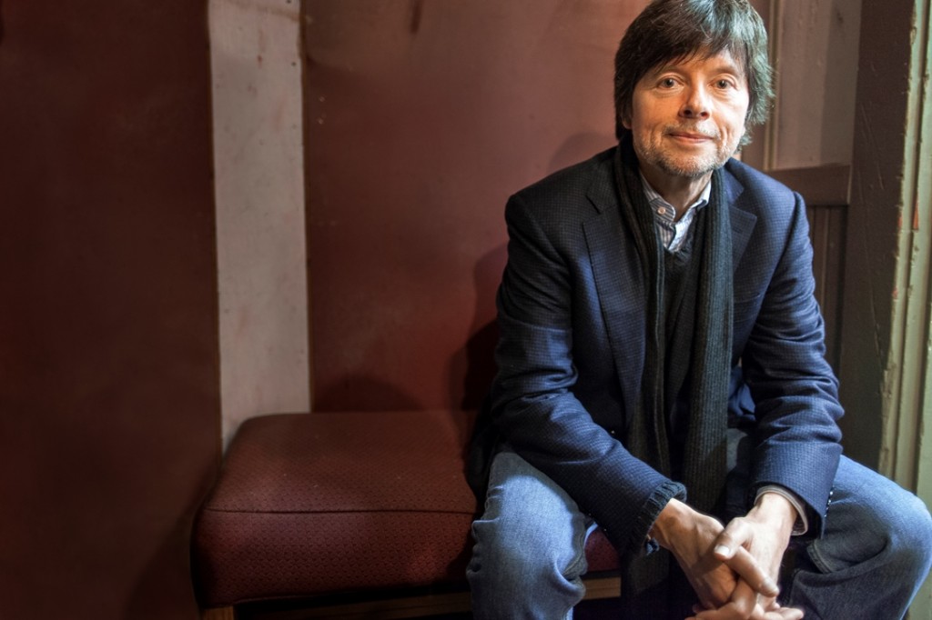 Ken Burns waits backstage at the Latchis Theater's celebration of their recent renovations on October 19th in Brattleboro, VT. Ken was there to speak about and show a segment from his upcoming documentary "The Roosevelts: an Intimate History."