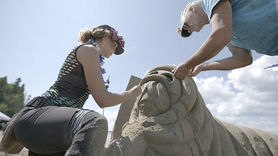 RACE AGAINST THE TIDE RETURNS FOR SEASON 3 ON CBC AND CBC GEMJULY 16, WITH  12 OF THE WORLD'S BEST SAND SCULPTING TEAMS FROMCANADA AND THE WORLD —  marblemedia